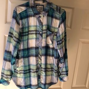Sonoma Plaid Flannel Shirt
